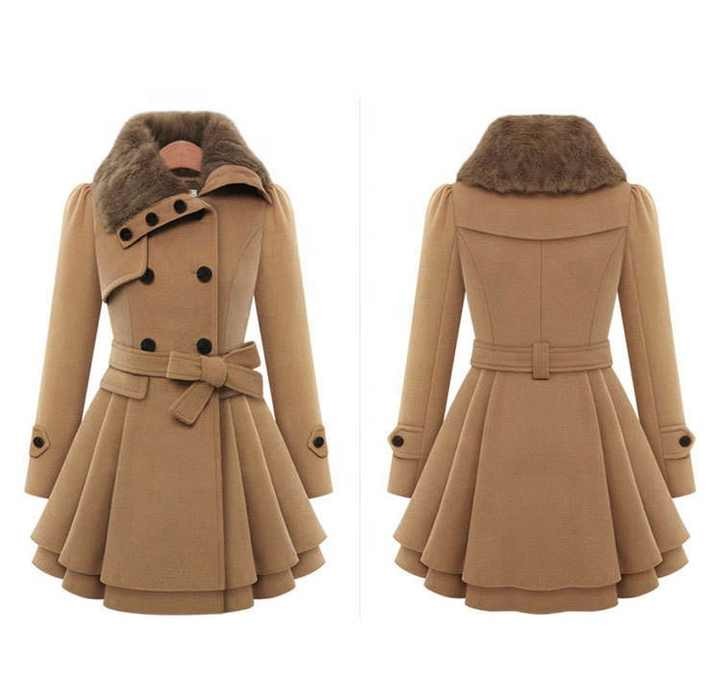 new design European American slim long women coats double breasted trench coat fashion winter clothes women trench coat winter